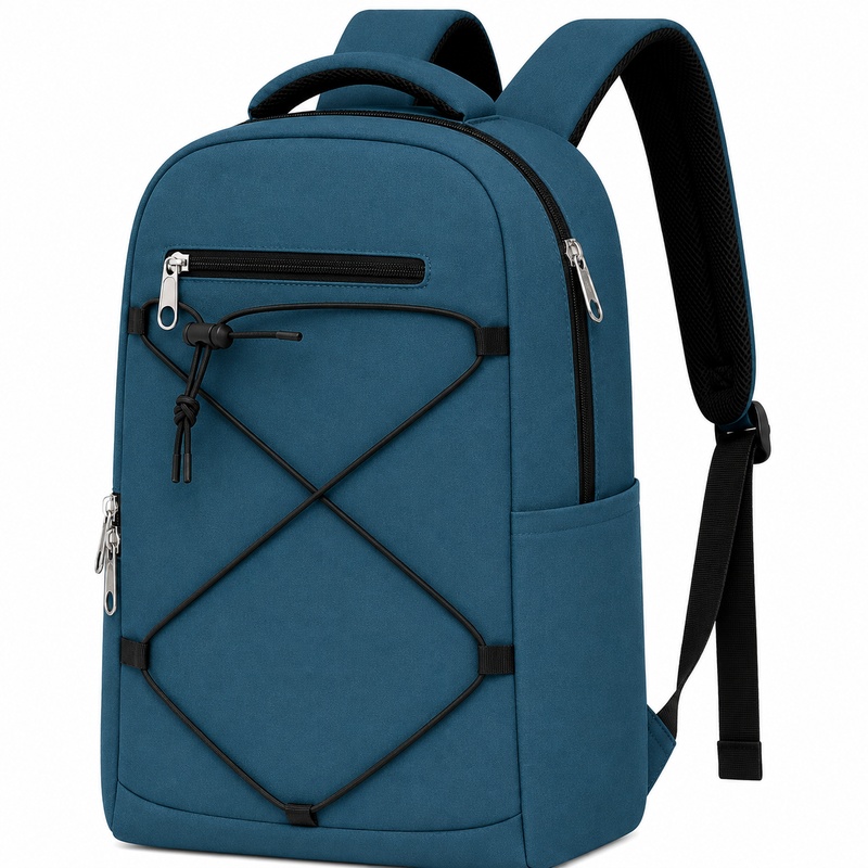 (image for) BP-123 Peacock Blue Multi-Compartment Cabin Backpack (New)